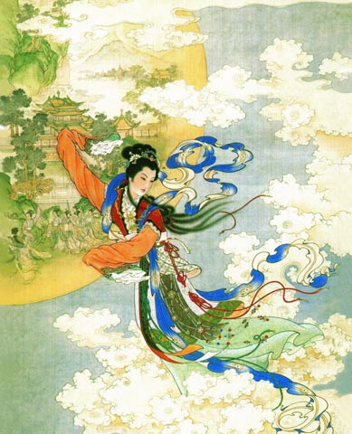 Goddess Chang'e of peace, love & harmony