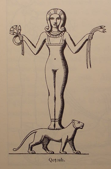 Goddess Min Qetesh Reshpu