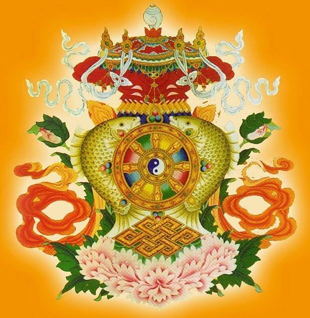 8 lucky treasures of the Buddha