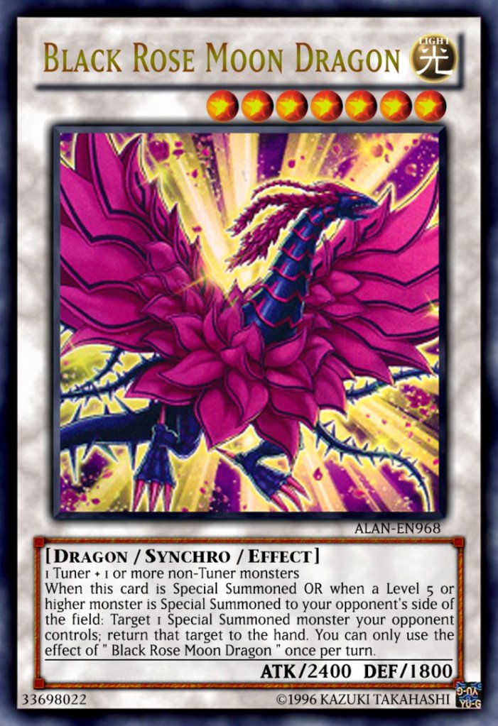 Black Rose Moon Dragon