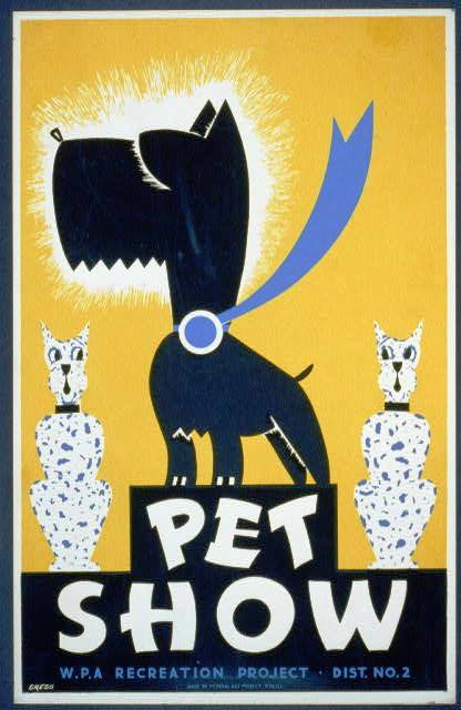 Dog Show | WPA Poster