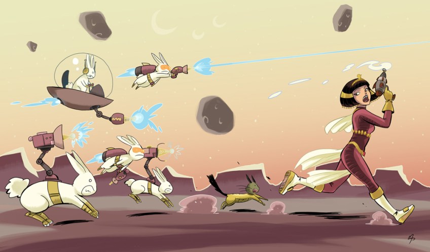 Space Bunnies -Manuel Preitano