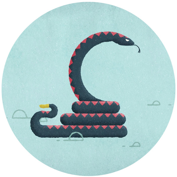 Folio snake art