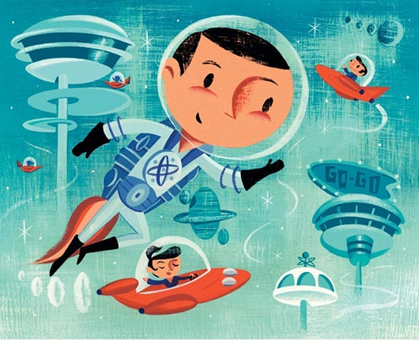 scratch art by Christopher Nielsen