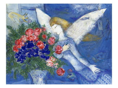 Blue Angel by Mark Chagall