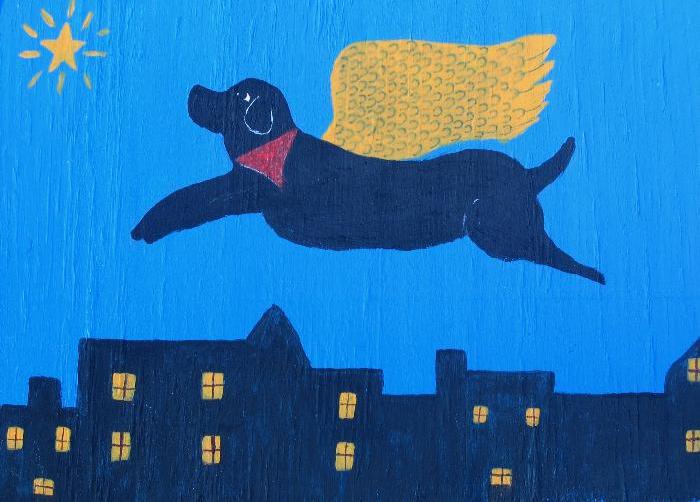 Blue Angel Dog by Richard