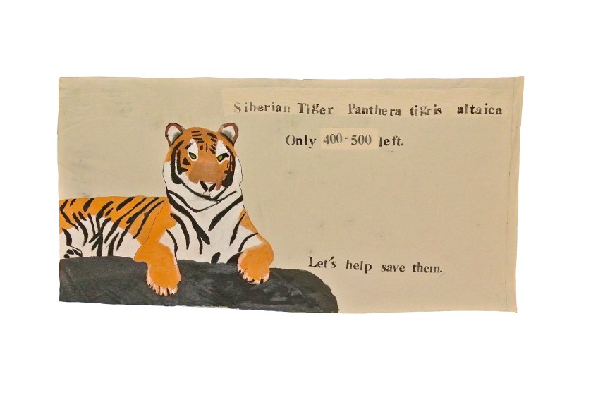 Siberian Tiger by Ms. Harada's 6th grade class