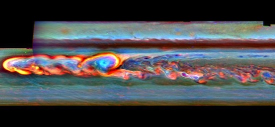 Stormy Saturn | NASA Cassini image