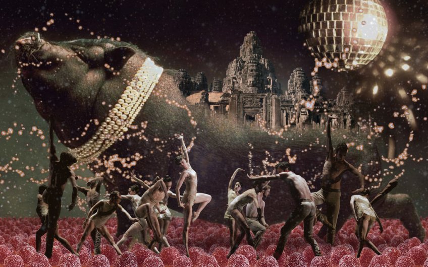 Cosmic Disco Pig by Meatard