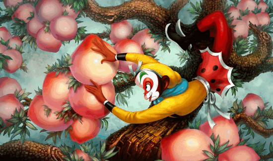 Monkey and Peaches of Immortality