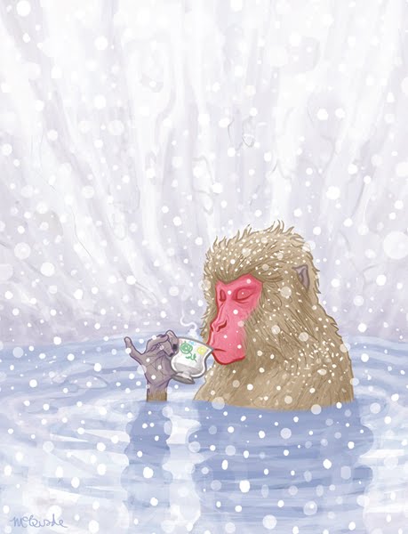 Snow Monkey by Patrick McQuade