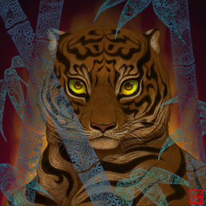 Fire Tiger Eyes by Misa Tsutsui
