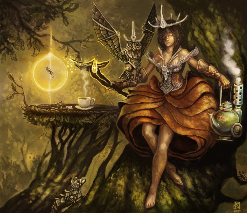 Steampunk Druid by Kwad Rat