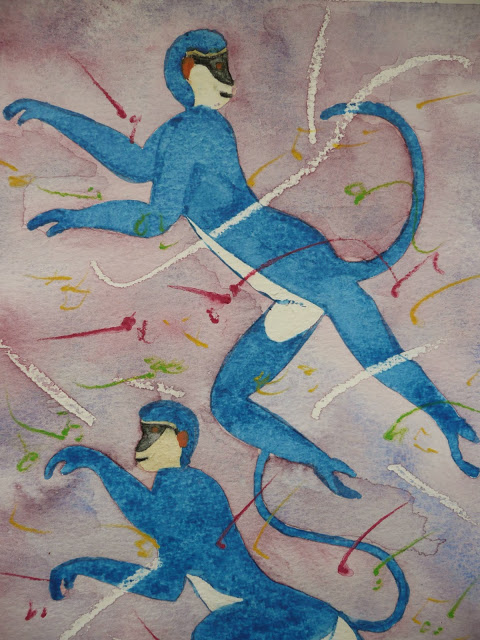 the Blue Monkey of Akrotiri
