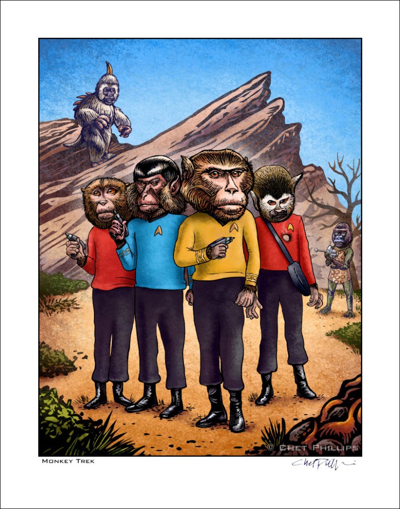 Star Trek Monkeys | Chet Phillips