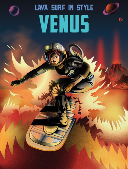 Lava Surfing Venus