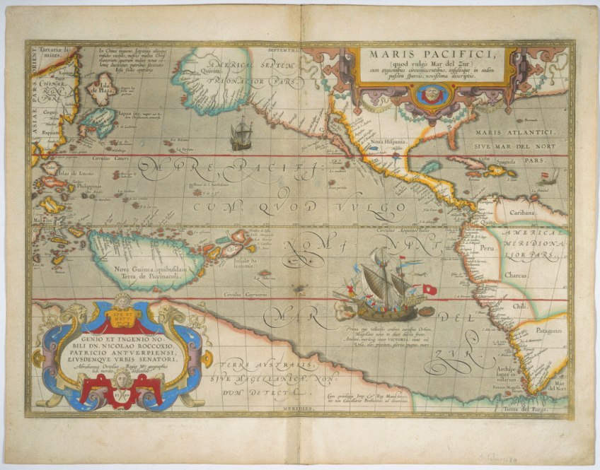Map of Pacific | circa 1590