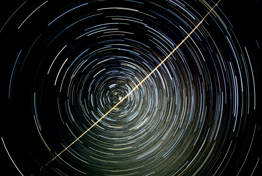 Circumpolar Star Trails